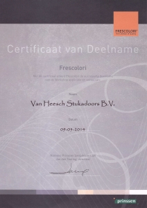 Certificaat van Heesch