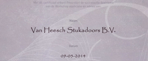 Certificaat van Heesch